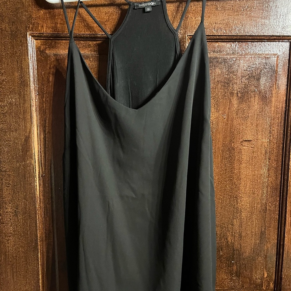 Zara Black Slip Dress